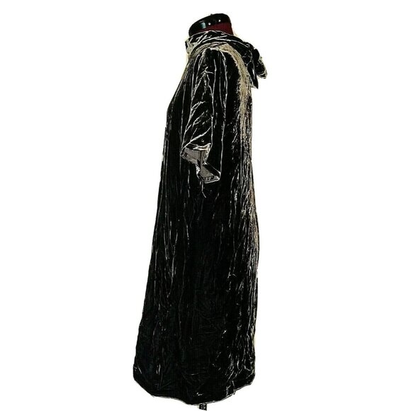 EILEEN FISHER Dress Brown Women Velvet Silk Blend Size Petite Medium Moc… - Picture 3 of 6